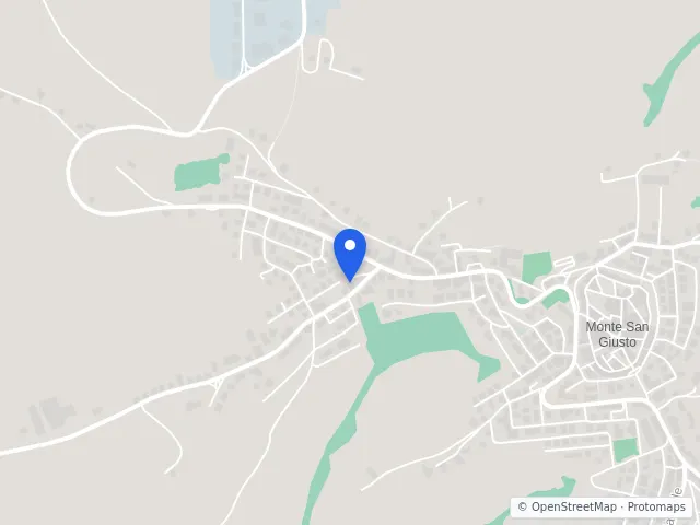 Mappa di Monte San Giusto, Macerata