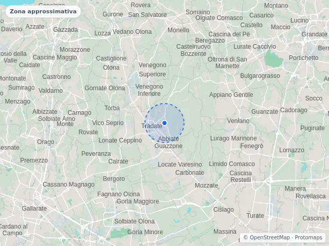 Mappa di Tradate, Varese