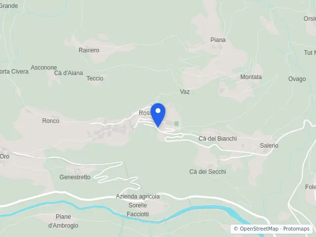 Mappa di Rossa, Vercelli