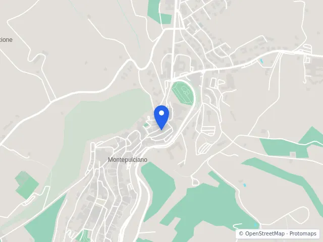 Mappa di Montepulciano, Siena