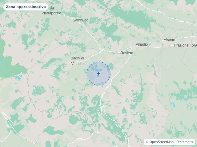 Mappa di Vinadio, Cuneo