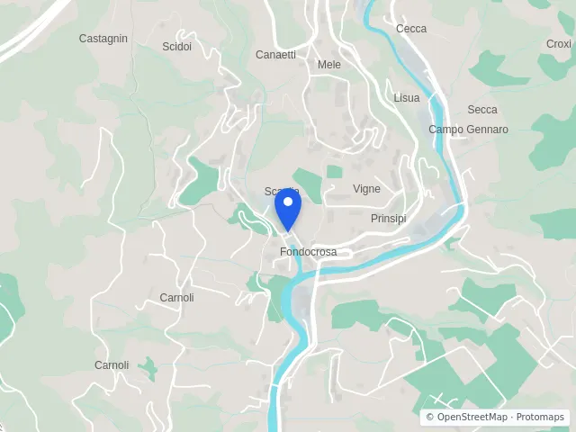 Mappa di Mele, Genova