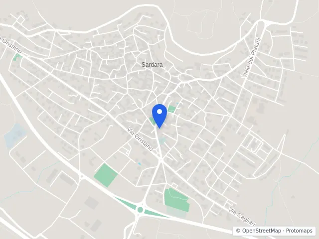 Mappa di Sardara, Sud Sardegna