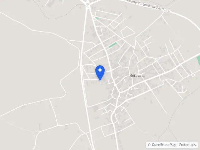 Mappa di Serdiana, Sud Sardegna