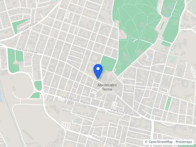 Mappa di Montecatini-Terme, Pistoia