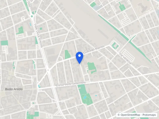 Mappa di Busto Arsizio, Varese