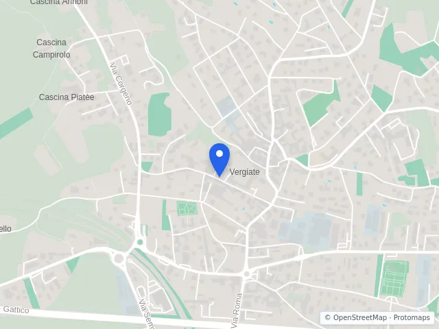 Mappa di Vergiate, Varese