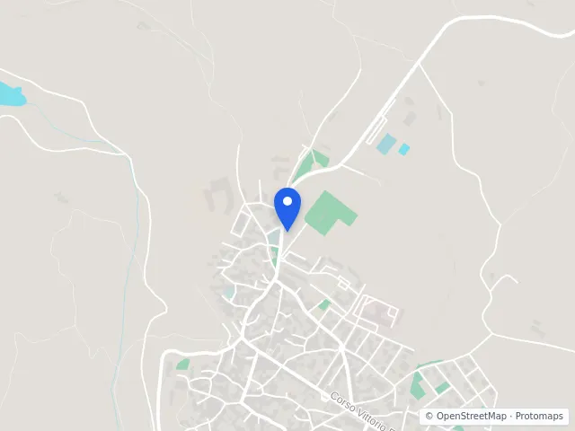 Mappa di Isili, Sud Sardegna