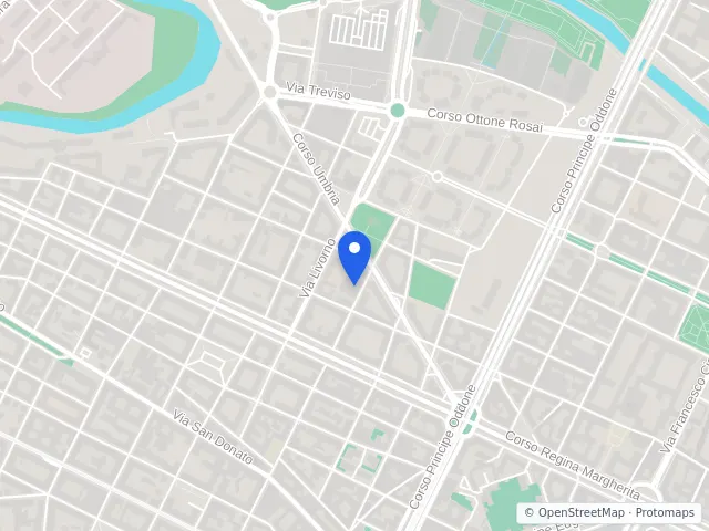 Mappa di Torino