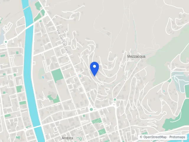Mappa di Andora, Savona