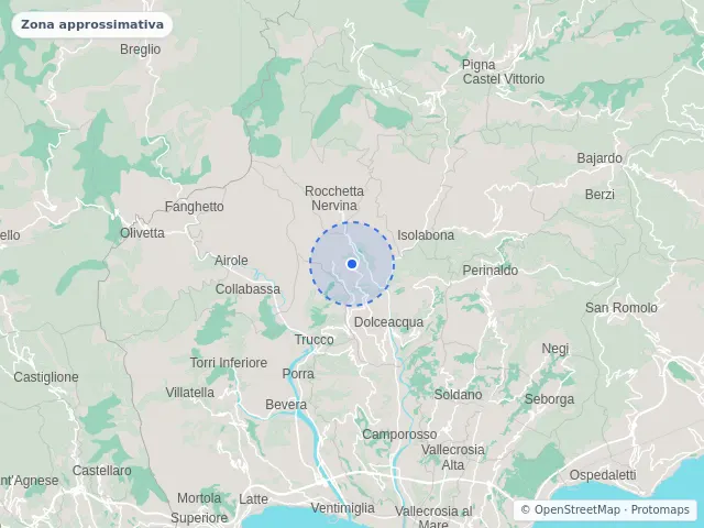 Mappa di Dolceacqua, Imperia