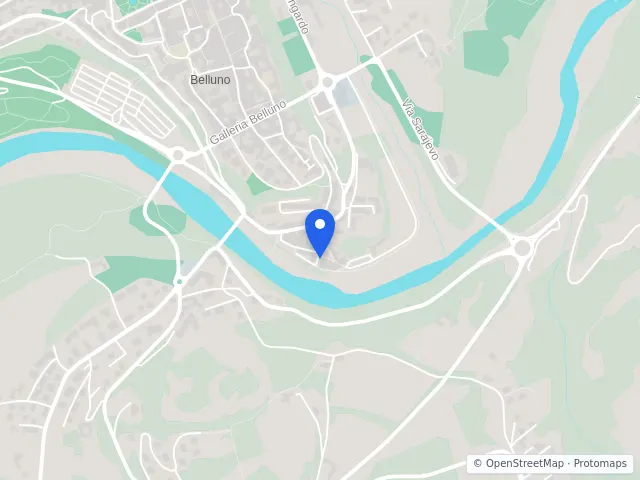 Mappa di Belluno
