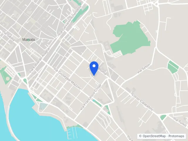 Mappa di Marsala, Trapani