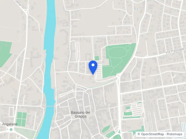 Mappa di Bassano del Grappa, Vicenza