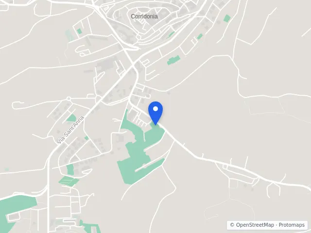 Mappa di Corridonia, Macerata
