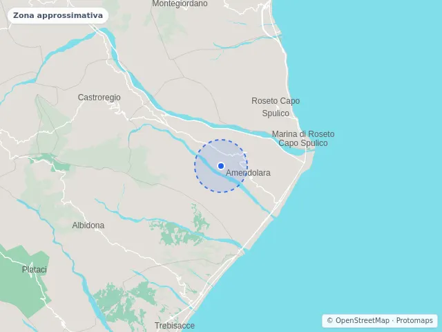 Mappa di Amendolara, Cosenza
