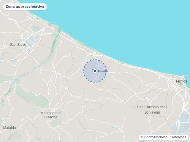 Mappa di Petacciato, Campobasso