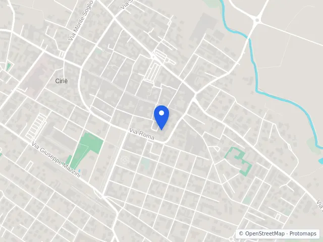 Mappa di Ciriè, Torino