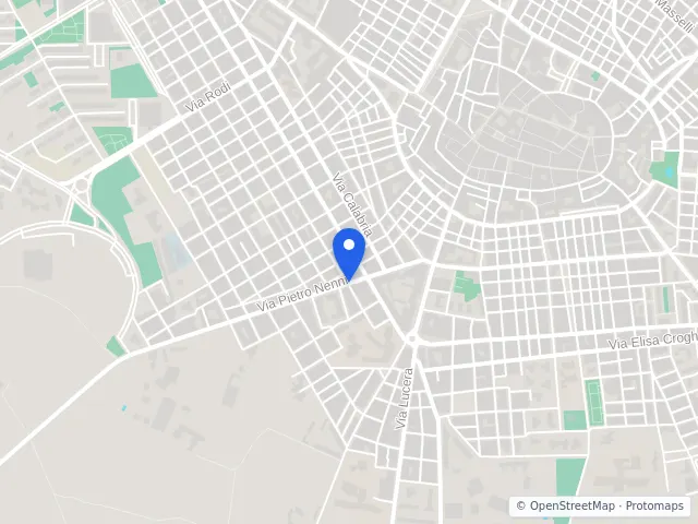 Mappa di San Severo, Foggia