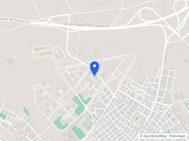 Mappa di Manfredonia, Foggia