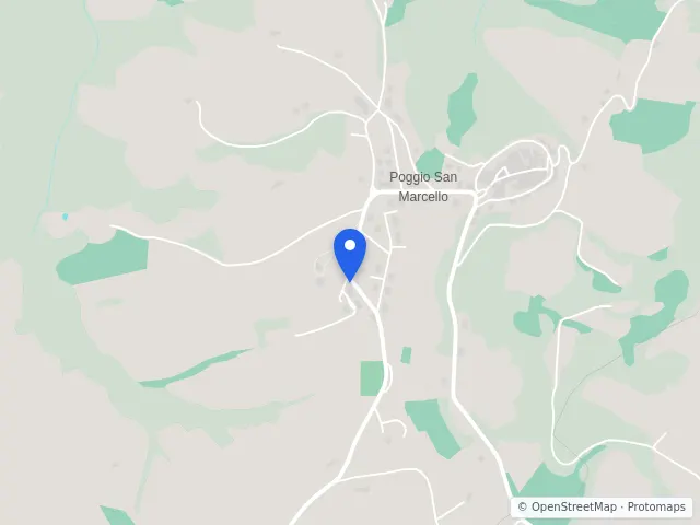 Mappa di Poggio San Marcello, Ancona
