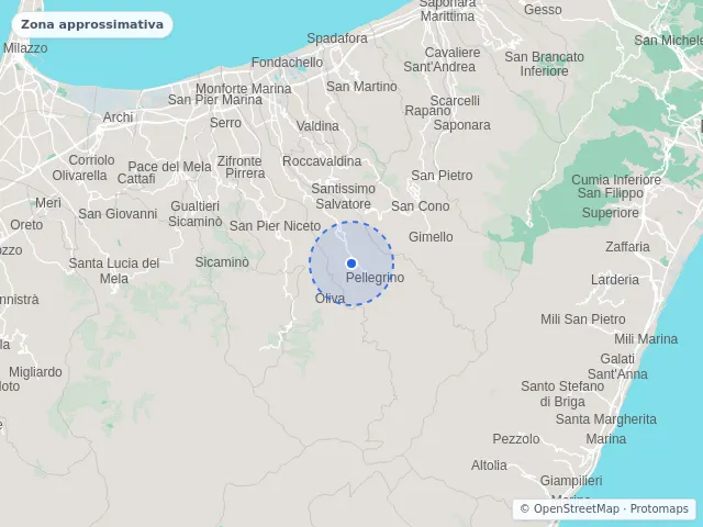 Mappa di Monforte San Giorgio, Messina