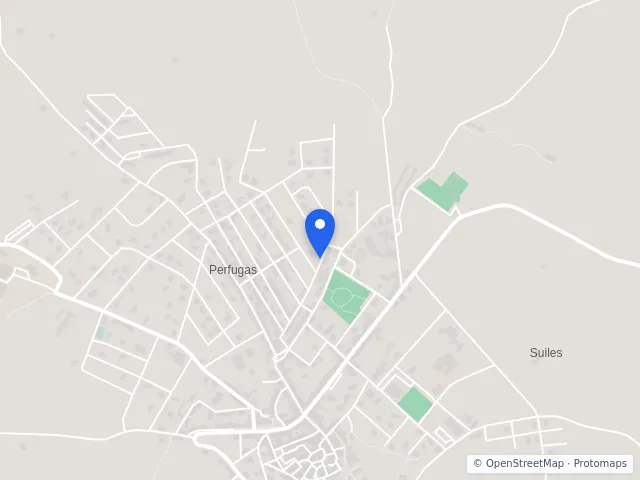 Mappa di Perfugas, Sassari