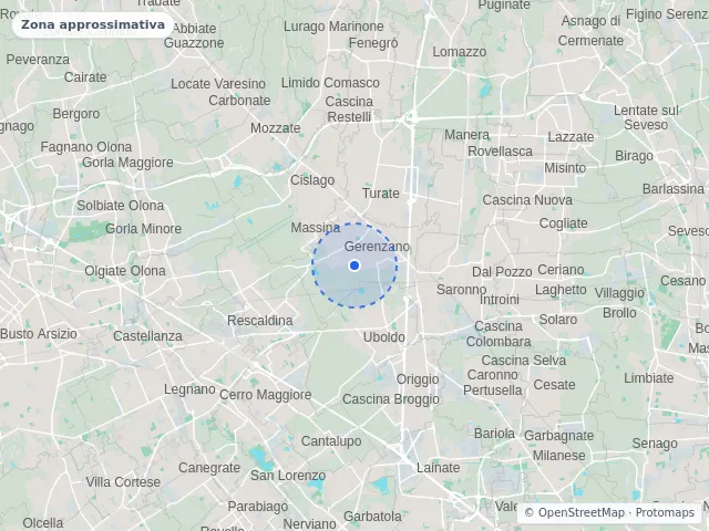 Mappa di Gerenzano, Varese