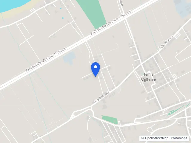 Mappa di Terme Vigliatore, Messina