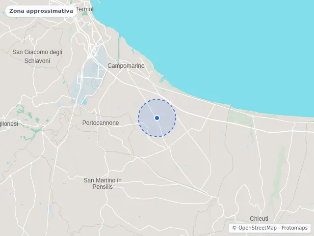 Mappa di Campomarino, Campobasso