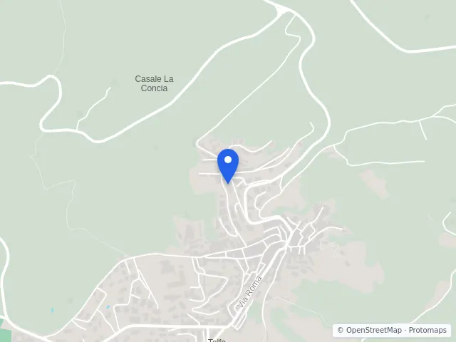 Mappa di Tolfa, Roma