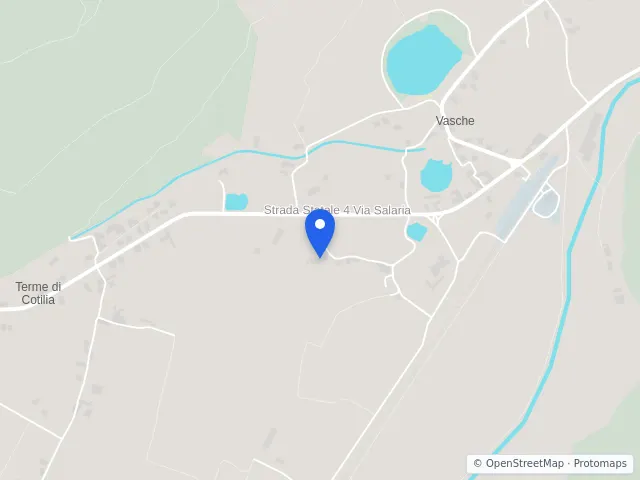 Mappa di Castel Sant'Angelo, Rieti