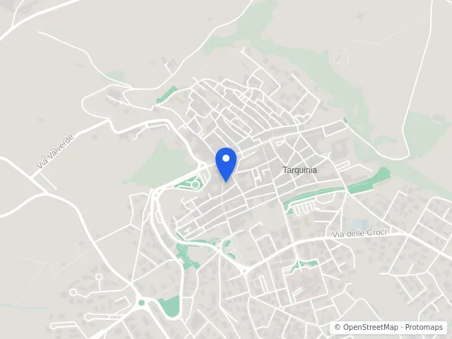 Mappa di Tarquinia, Viterbo
