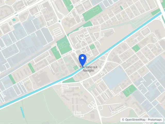 Mappa di Trezzano sul Naviglio, Milano