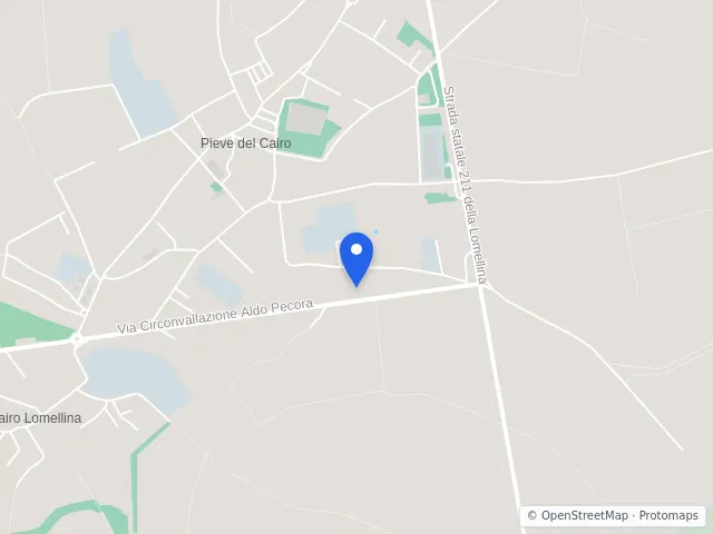 Mappa di Pieve del Cairo, Pavia