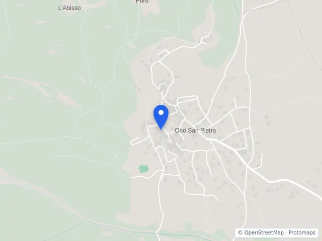 Mappa di Ono San Pietro, Brescia