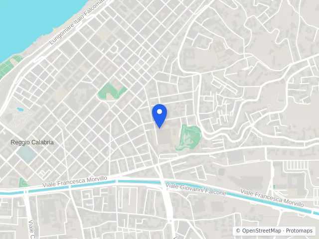 Mappa di Reggio di Calabria