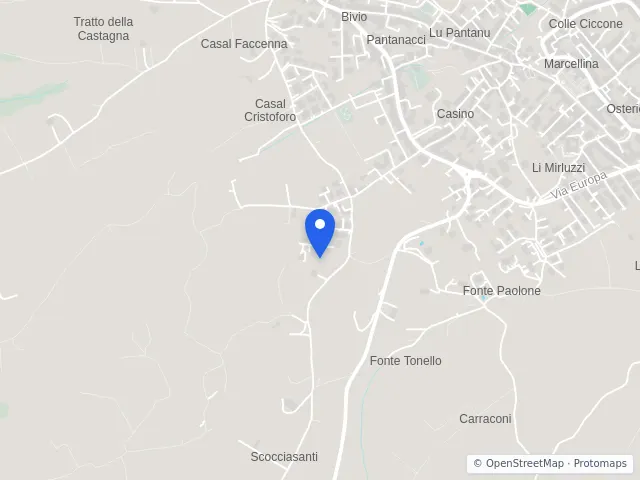 Mappa di Marcellina, Roma