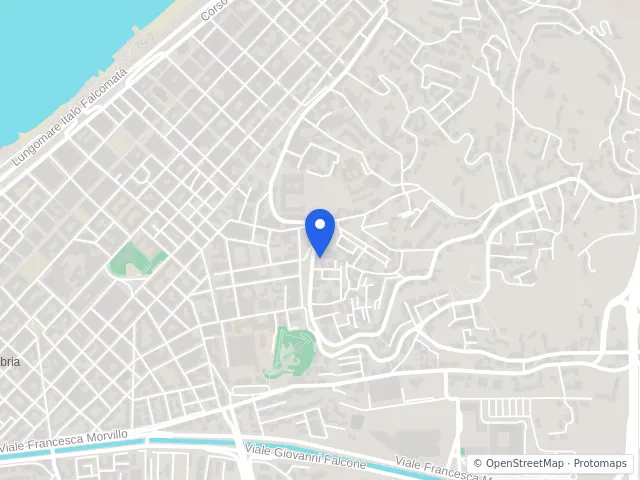 Mappa di Reggio di Calabria