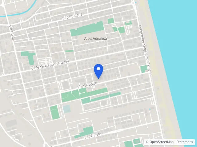 Mappa di Alba Adriatica, Teramo