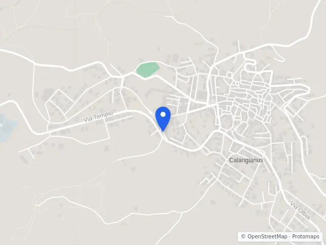 Mappa di Calangianus, Sassari