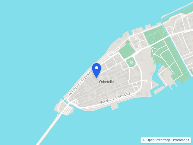 Mappa di Orbetello, Grosseto