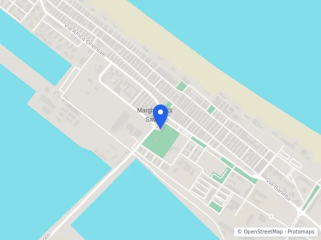 Mappa di Margherita di Savoia, Barletta-Andria-Trani