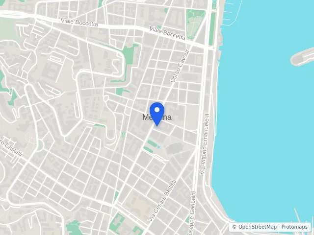 Mappa di Messina