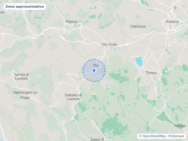 Mappa di Tito, Potenza