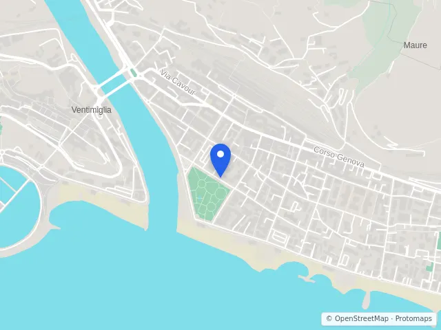 Mappa di Ventimiglia, Imperia