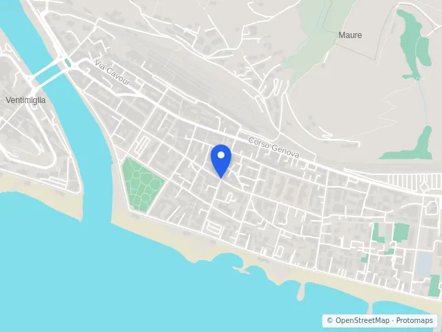 Mappa di Ventimiglia, Imperia