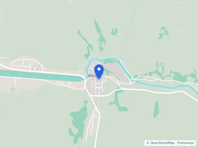 Mappa di Pioraco, Macerata