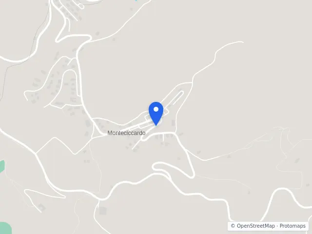 Mappa di Monteciccardo, Pesaro e Urbino