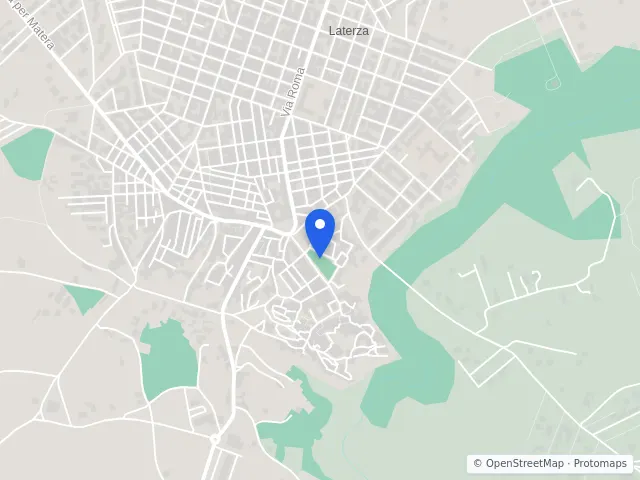 Mappa di Laterza, Taranto